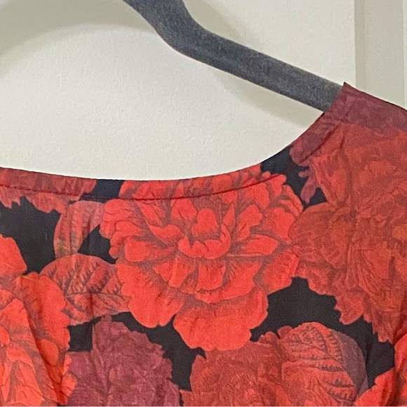 3/$25! L'Academie The Elaina Mini Satin Dress in Red Peony From REVOLVE S - Picture 14 of 14